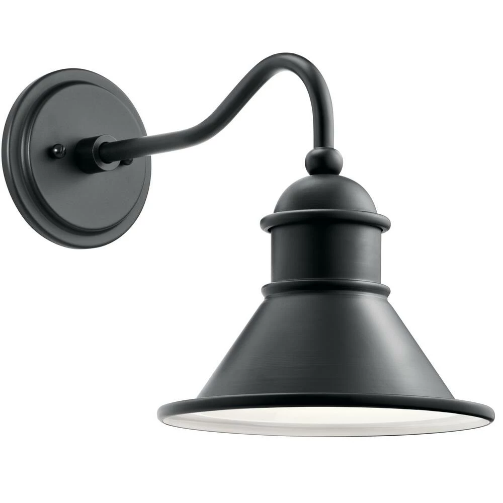 Buy ๐ Kichler Lighting Northlandโข 10 x 12 in. 100W 1-Light Medium E-26 Incandescent Extended Outdoor Wall Sconce in Black ๐ 3 Buy ๐ Kichler Lighting Northlandโข 10 x 12 in. 100W 1-Light Medium E-26 Incandescent Extended Outdoor Wall Sconce in Black ๐