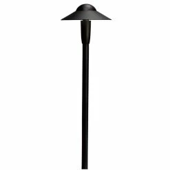 Best reviews of ❤️ Kichler Lighting Dome 3W 3-Light Integrated LED Path Light in Textured Black 💯