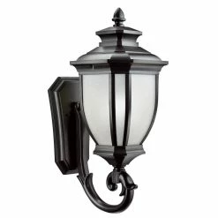 Top 10 🎉 Kichler Lighting Salisbury™ 150W 1-Light Outdoor Wall Lantern in Black 🥰