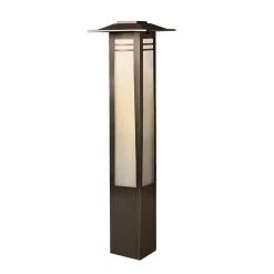 Best deal ✔️ Kichler Lighting Zen Garden 16W 1-Light Wedge Xenon Path Light in Olde Bronze 🧨