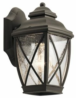 Best reviews of ✔️ Kichler Lighting Tangier™ 10-1/4 in. 75W 1-Light Outdoor Wall Sconce in Olde Bronze 😀