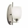 Best Sale π₯ Kichler Lighting Eileen 10W 1-Light Medium E-26 LED Wall Sconce in Brushed Nickel π₯ 1 Best Sale π₯ Kichler Lighting Eileen 10W 1-Light Medium E-26 LED Wall Sconce in Brushed Nickel π₯ -Kichler Lighting shop Query 1757