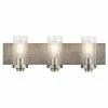 Best Pirce 🎉 Kichler Lighting Dalwood 60W 3-Light Bath Light in Classic Pewter 👍