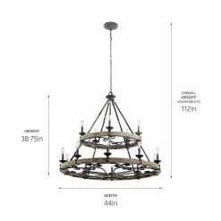 Cheap π Kichler Lighting Taulbee 60W 15-Light Candelabra E-12 Incandescent Chandelier in Weathered Zinc β¨ 8 Cheap π Kichler Lighting Taulbee 60W 15-Light Candelabra E-12 Incandescent Chandelier in Weathered Zinc β¨ -Kichler Lighting shop Query 176