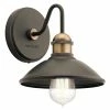 Coupon 🔥 Kichler Lighting Clyde 75W 1-Light Medium E-26 Incandescent Wall Sconce in Olde Bronze 🎉 -Kichler Lighting shop Query 1771