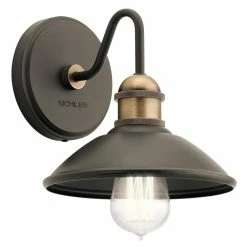 Coupon ๐ฅ Kichler Lighting Clyde 75W 1-Light Medium E-26 Incandescent Wall Sconce in Olde Bronze ๐