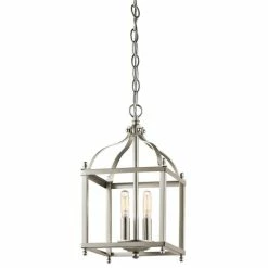 Hot Sale 🧨 Kichler Lighting Larkin™ 2-Light Pendant in Brushed Nickel ❤️