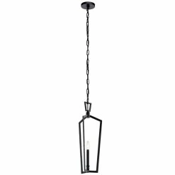 Discount 🔥 Kichler Lighting Abbotswell™ 60W 1-Light Candelabra E-12 Incandescent Pendant in Black 🥰