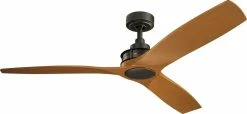 Cheapest ๐ Kichler Lighting Riedโข 56 in. 3-Blade Indoor/Outdoor Ceiling Fan in Olde Bronze ๐