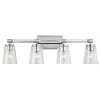 Cheap 🧨 Kichler Lighting Audrea™ 75W 4-Light Medium E-26 Incandescent Vanity Fixture in Polished Chrome ⌛ -Kichler Lighting shop Query 1835