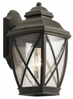Coupon ❤️ Kichler Lighting Tangier™ 60W 1-Light Incandescent Outdoor Wall Sconce in Olde Bronze ⭐