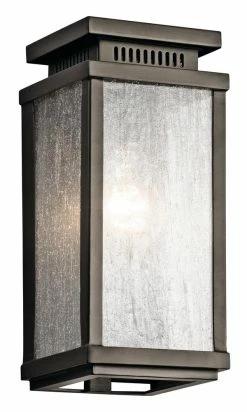 Deals π Kichler Lighting Manningham 75W 1-Light Medium Base Incandescent Extension Wall Sconce in Olde Bronze π