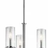 Best reviews of 🛒 Kichler Lighting Crosby 40W 3-Light Semi-Flushmount Ceiling Fixture in Polished Chrome 🔥 -Kichler Lighting shop Query 1870