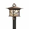 Coupon ✨ Kichler Lighting Morris 200W 1-Light Medium E-26 Incandescent Post Mount Lantern in Distressed Copper 😉