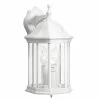 Budget 😀 Kichler Lighting Chesapeake 8-1/2 in. 60W 3-Light Outdoor Wall Sconce with Clear Beveled Glass in White 👏 -Kichler Lighting shop Query 1883