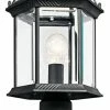 New ⌛ Kichler Lighting Barrie 100W 1-Light Hybrid Outdoor Post Lantern in Black 🌟 -Kichler Lighting shop Query 1895