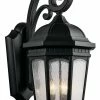 Brand new ⌛ Kichler Lighting Courtyard 26-1/2 in. 60W 3-Light Outdoor Wall Sconce in Textured Black 😀 -Kichler Lighting shop Query 1897
