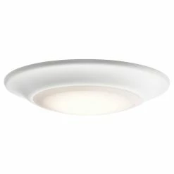 Deals ⭐ Kichler Lighting Signature 15W 1-Light LED Flushmount Ceiling Fixture in Textured White 🔥