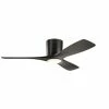 Cheap 🌟 Kichler Lighting Volos 48 in. 57W 1-Light Integrated LED Ceiling Fan in Satin Black 🥰