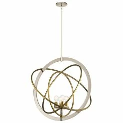 Hot Sale ⌛ Kichler Lighting Ibis 75W 4-Light Medium E-26 Incandescent Pendant in Polished Nickel 🛒