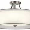 Cheapest 🔥 Kichler Lighting Lacey 5-Light Semi Flush Ceiling Light in Antique Pewter 😍 -Kichler Lighting shop Query 1946