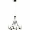 Best reviews of 🛒 Kichler Lighting Bensimone™ 60W 6-Light Candelabra E-12 Incandescent Chandelier in Black 🥰 -Kichler Lighting shop Query 1953