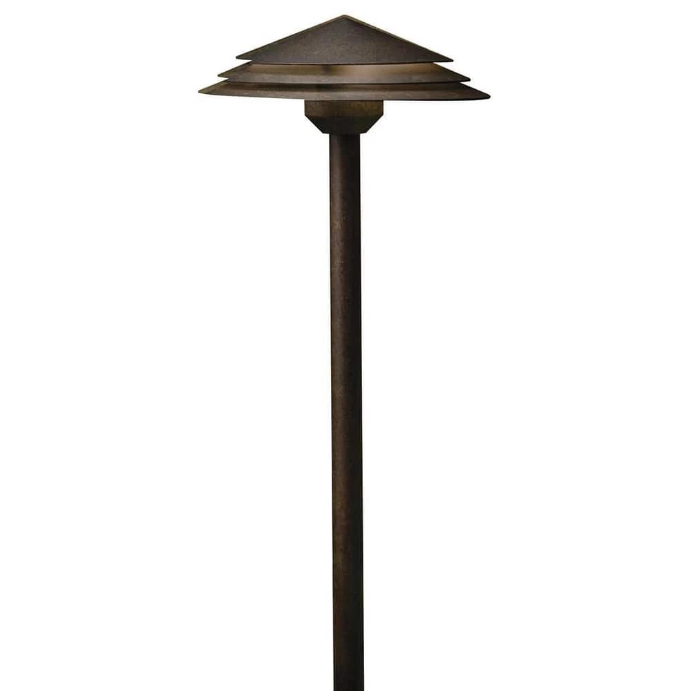 New π Kichler Lighting 3.8W LED Path Light in Aged Bronze π 3 New π Kichler Lighting 3.8W LED Path Light in Aged Bronze π