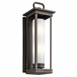 Flash Sale 🌟 Kichler Lighting South Hope 60W 2-Light Incandescent Outdoor Wall Sconce in Rubbed Bronze 😀