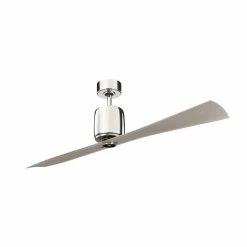 Deals ⭐ Kichler Lighting Ferron 60 in. 2-Blade Ceiling Fan in Polished Nickel 😍