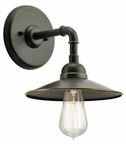 New ✔️ Kichler Lighting Westington 1-Light Wall Mount Sconce in Olde Bronze 💯
