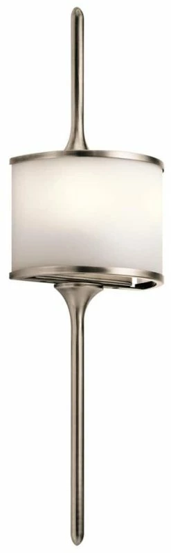 Cheap ๐งจ Kichler Lighting Mona 50W 2-Light Halogen Wall Sconce in Classic Pewter ๐
