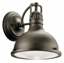 Deals ✔️ Kichler Lighting Hatteras Bay 75W 1-Light Wall Mount Outdoor Lantern in Olde Bronze 🤩