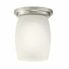 New π Kichler Lighting Eileen 6-1/2 x 5 in. 100 W 1-Light Medium Flush Mount Ceiling Fixture in Brushed Nickel π― 1 New π Kichler Lighting Eileen 6-1/2 x 5 in. 100 W 1-Light Medium Flush Mount Ceiling Fixture in Brushed Nickel π― -Kichler Lighting shop Query 2003
