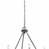 New 🛒 Kichler Lighting Taulbee 60W 6-Light Candelabra E-12 Incandescent Chandelier in Weathered Zinc 😉 -Kichler Lighting shop Query 2016