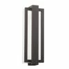 Outlet ⭐ Kichler Lighting Sedo 4 in. 30W 1-Light Outdoor LED Wall Sconce with Clear Polycarbonate Glass in Architectural Bronze 🤩 -Kichler Lighting shop Query 2033