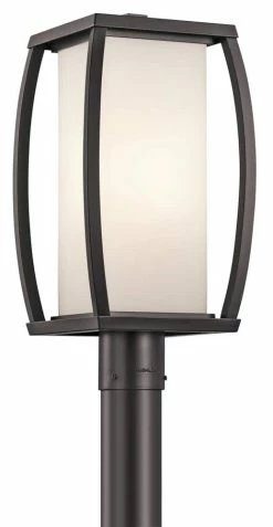 Brand new 🤩 Kichler Lighting Bowen™ 150W 1-Light Outdoor Post Lamp in Architectural Bronze 🎉