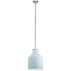 New 🔥 Kichler Lighting Montauk 60W 3-Light Medium E-26 Incandescent Pendant in Light Blue 👏