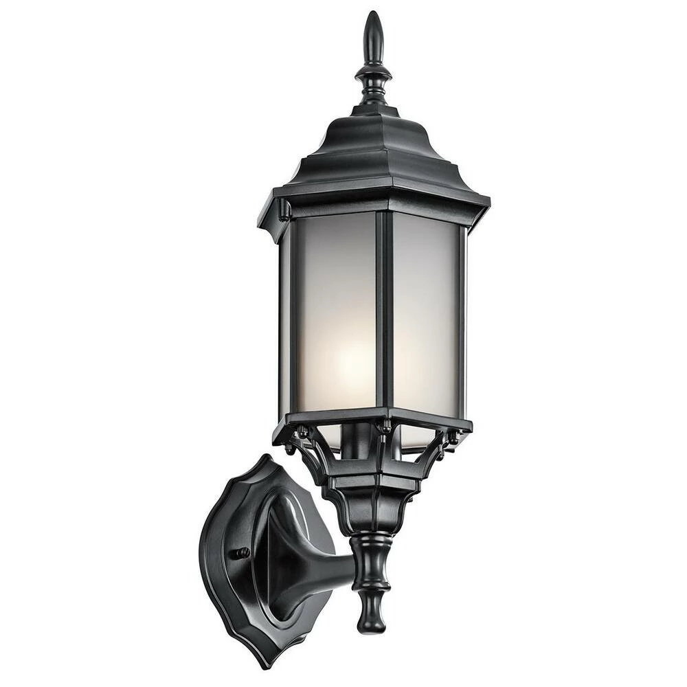 Outlet π Kichler Lighting Chesapeake 100W 1-Light Incandescent Outdoor Wall Sconce in Black π 3 Outlet π Kichler Lighting Chesapeake 100W 1-Light Incandescent Outdoor Wall Sconce in Black π