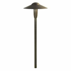 Best deal 🔔 Kichler Lighting 24W 8-Light Integrated LED Path Light in Centennial Brass ⌛