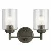 Cheap 🧨 Kichler Lighting Winslow™ 75W 2-Light Medium E-26 Incandescent Vanity Fixture in Olde Bronze 🥰 -Kichler Lighting shop Query 209
