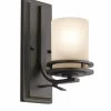 Hot Sale 🎉 Kichler Lighting Hendrik 100 W 8 in. 1-Light Medium Wall Sconce in Olde Bronze 😀 -Kichler Lighting shop Query 2090