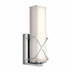 Budget 🛒 Kichler Lighting Trinsic LED Wall Sconce in Polished Chrome 🔥