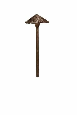 Best deal 👍 Kichler Lighting Scrollwork 16.25W 1-Light Wedge Incandescent Path Light in Textured Tannery Bronze 🛒