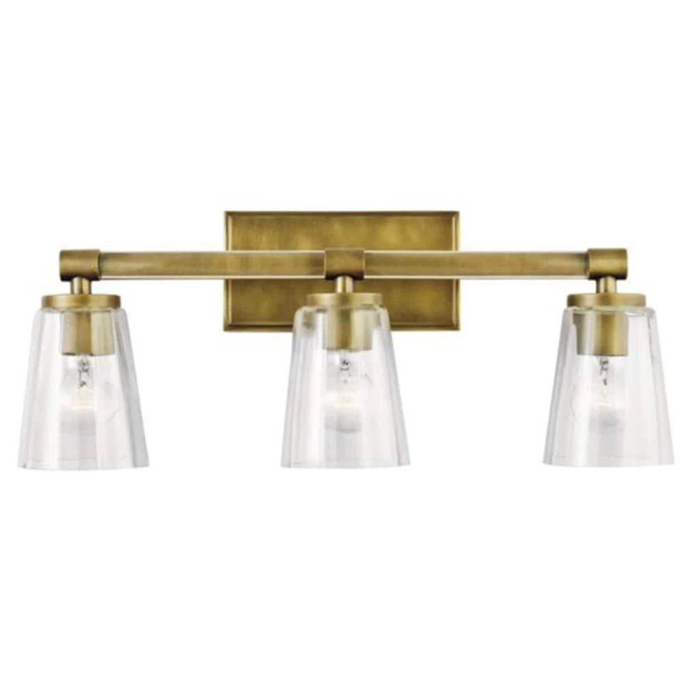 Best Pirce π Kichler Lighting Audrea 75W 3-Light Medium E-26 Incandescent Vanity Fixture in Natural Brass π€© 3 Best Pirce π Kichler Lighting Audrea 75W 3-Light Medium E-26 Incandescent Vanity Fixture in Natural Brass π€©