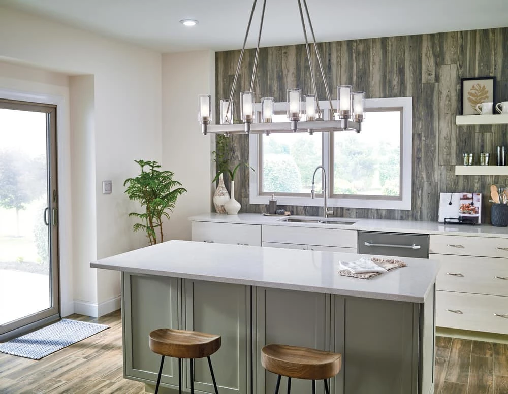 Cheapest ✔️ Kichler Lighting Circolo 60W 8-Light Medium Base Incandescent Chandelier in Brushed Nickel ❤️ 4 Cheapest ✔️ Kichler Lighting Circolo 60W 8-Light Medium Base Incandescent Chandelier in Brushed Nickel ❤️ - Image 2