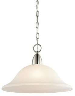Cheapest 👍 Kichler Lighting Nicholson 150W 1-Light Pendant in Brushed Nickel 😀
