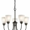 Buy 🧨 Kichler Lighting Jolie 22 in. 100W 5-Light Medium Incandescent Ceiling Light in Olde Bronze 🧨 -Kichler Lighting shop Query 2127