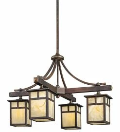 Buy 🌟 Kichler Lighting Alameda 100W 4-Light Medium Incandescent Chandelier in Canyon View 🥰