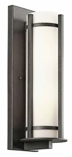 Buy 🔔 Kichler Lighting Camden 100W 2-Light Medium Lantern in Anvil Iron 🛒
