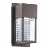 Coupon 👍 Kichler Lighting Sorel 100W 1-Light Wall Mount LED Outdoor Lantern in Architectural Bronze 😍 -Kichler Lighting shop Query 2139
